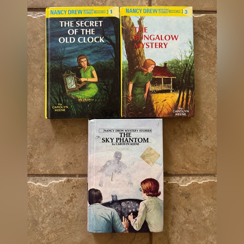 Vintage Nancy Drew Mystery Books